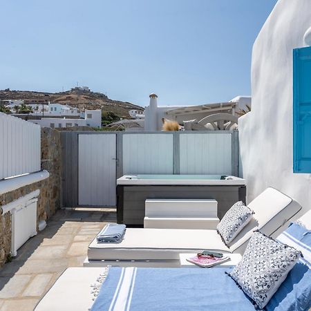 Вилла Luxury Sea House By Blue Waters Mykonos Орнос Экстерьер фото