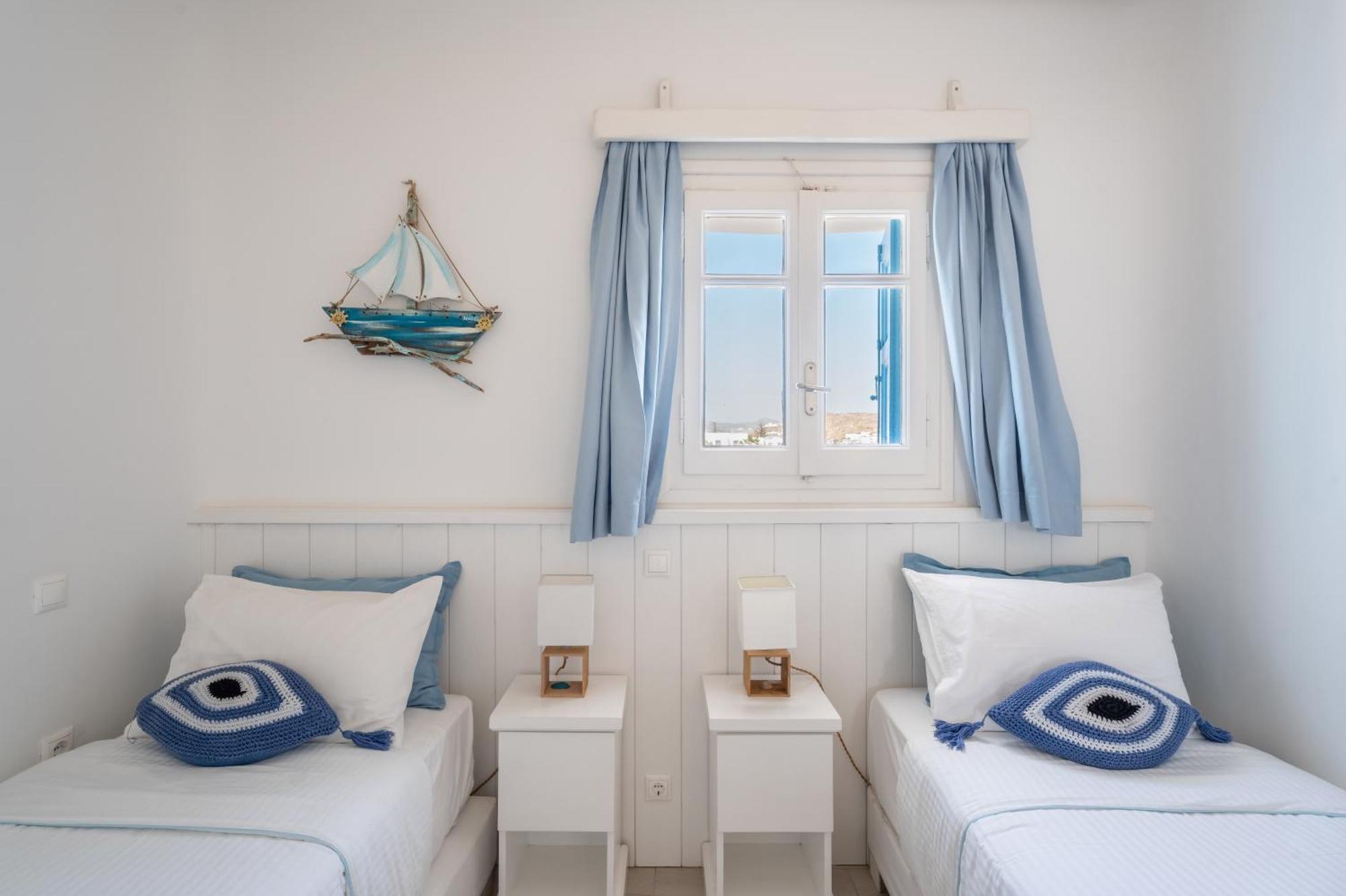 Вилла Luxury Sea House By Blue Waters Mykonos Орнос Экстерьер фото