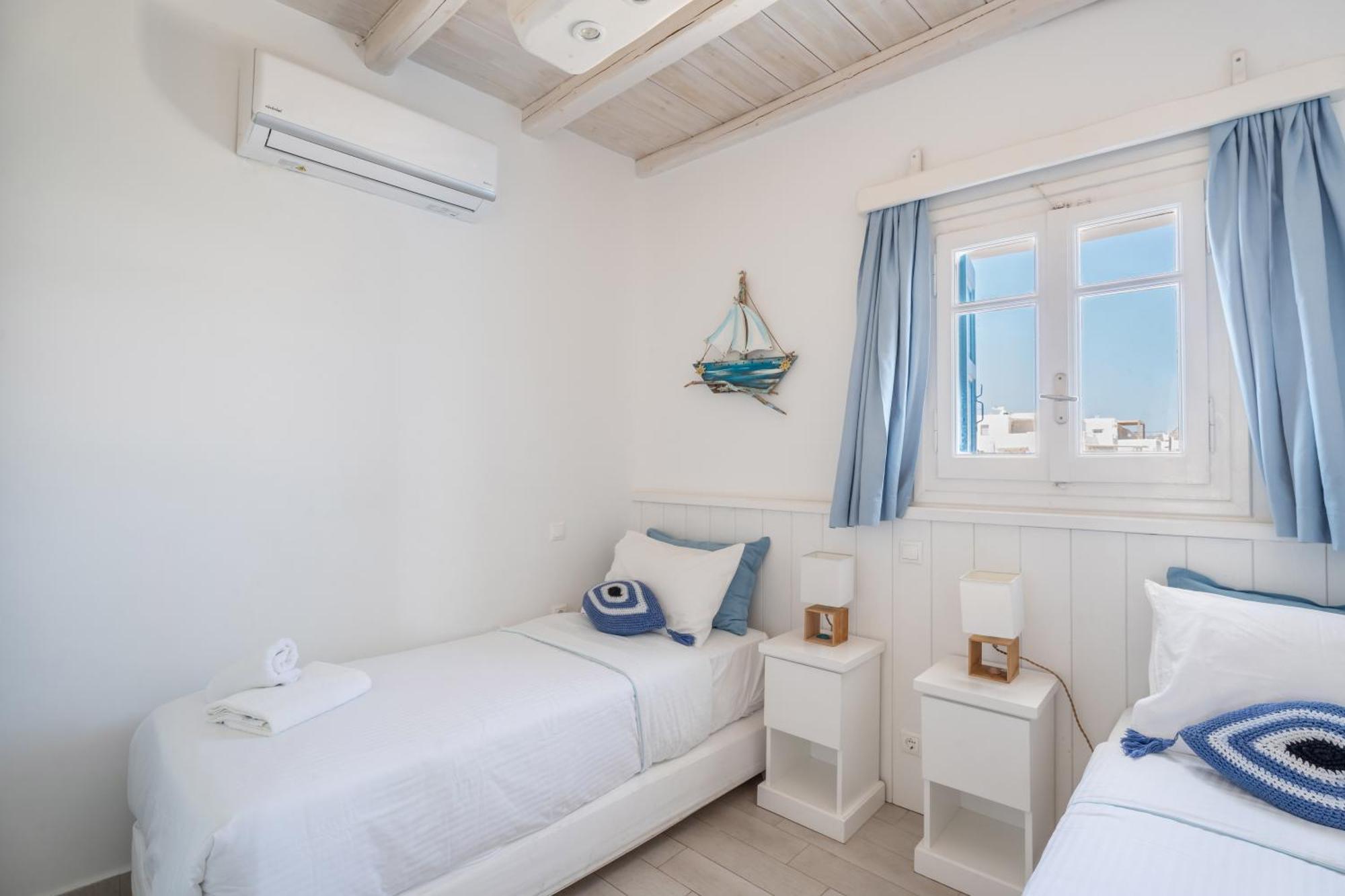 Вилла Luxury Sea House By Blue Waters Mykonos Орнос Экстерьер фото